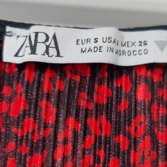 Zara Pleated Tie Front Blouse - Picture 4 of 5